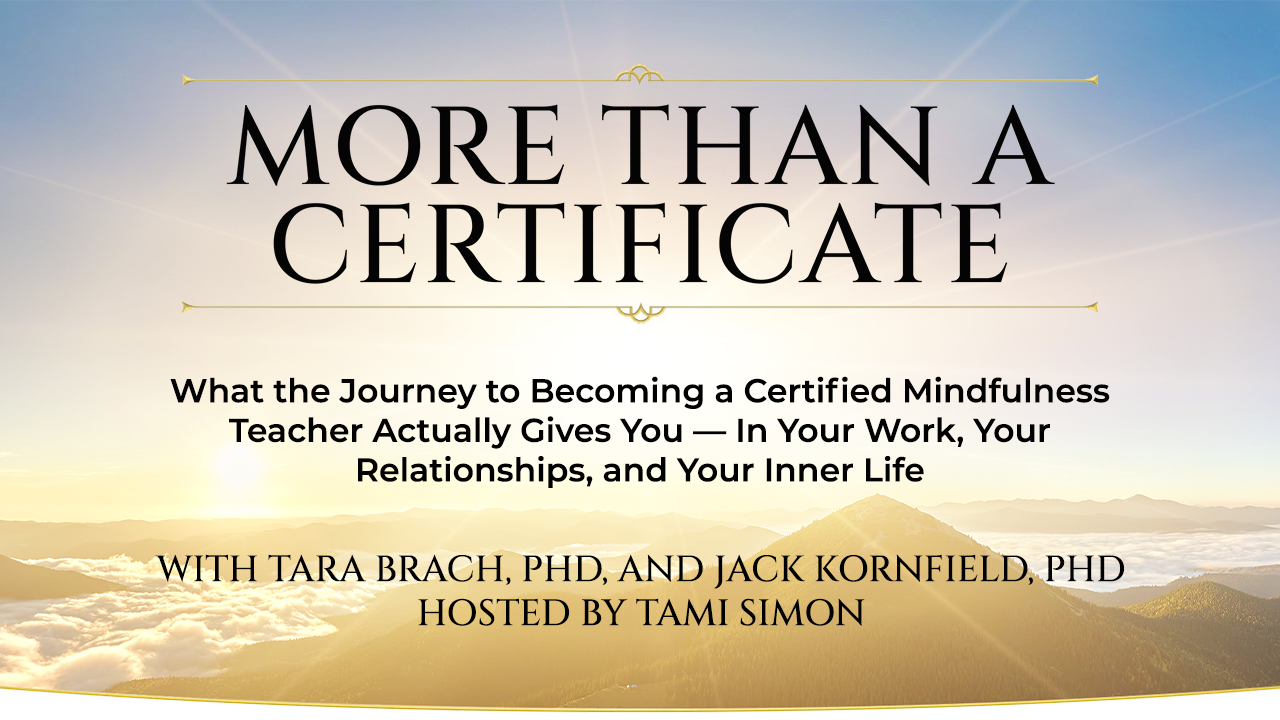 More Than a Certificate - Opt-in